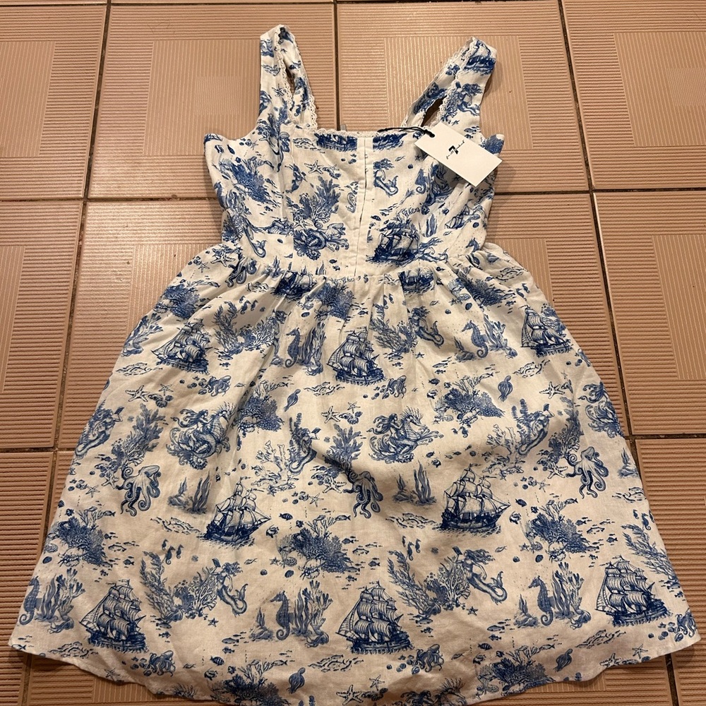 💰SOLD-7 For All Mankind Nautical Print Dress